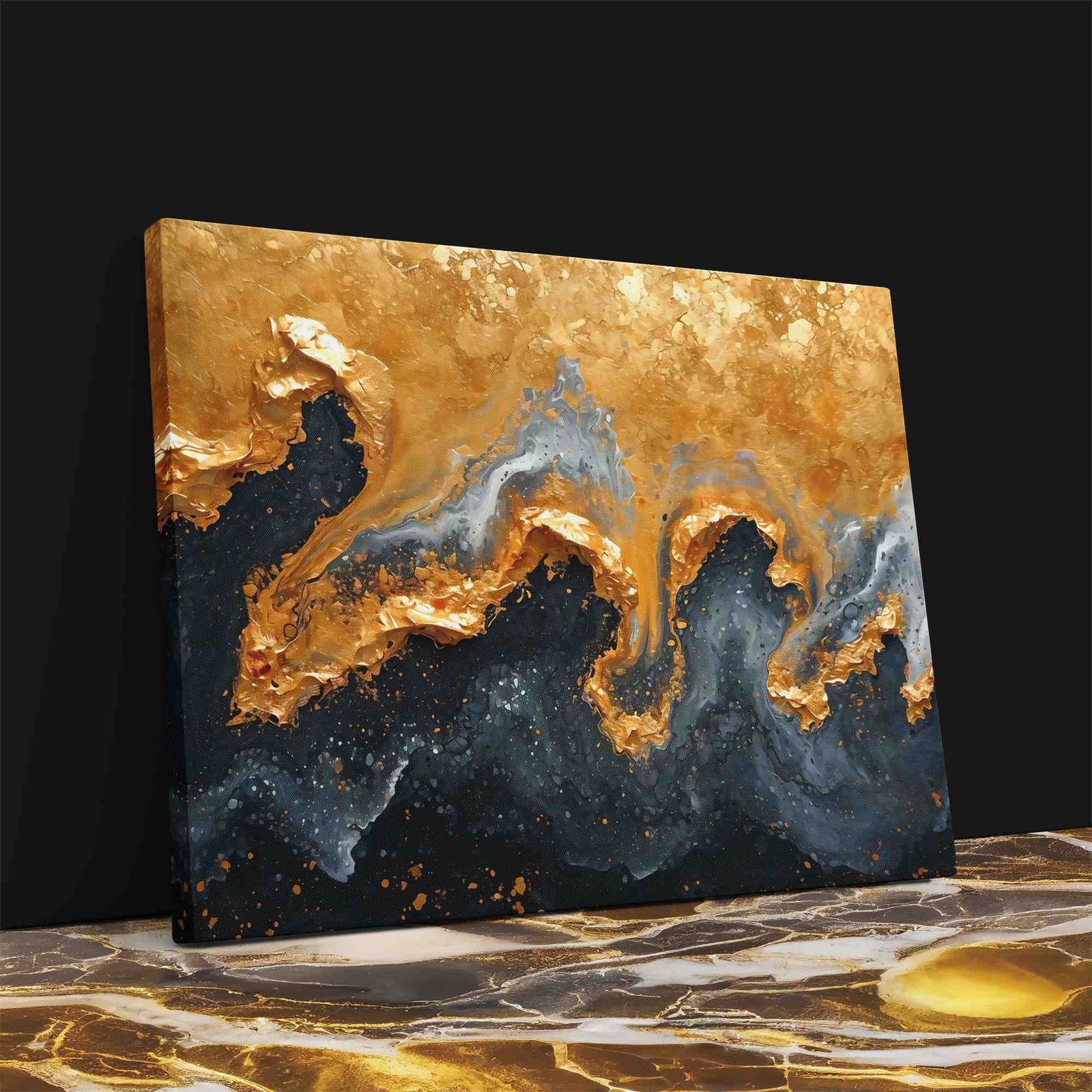 Thick Gold Paint - Luxury Wall Art