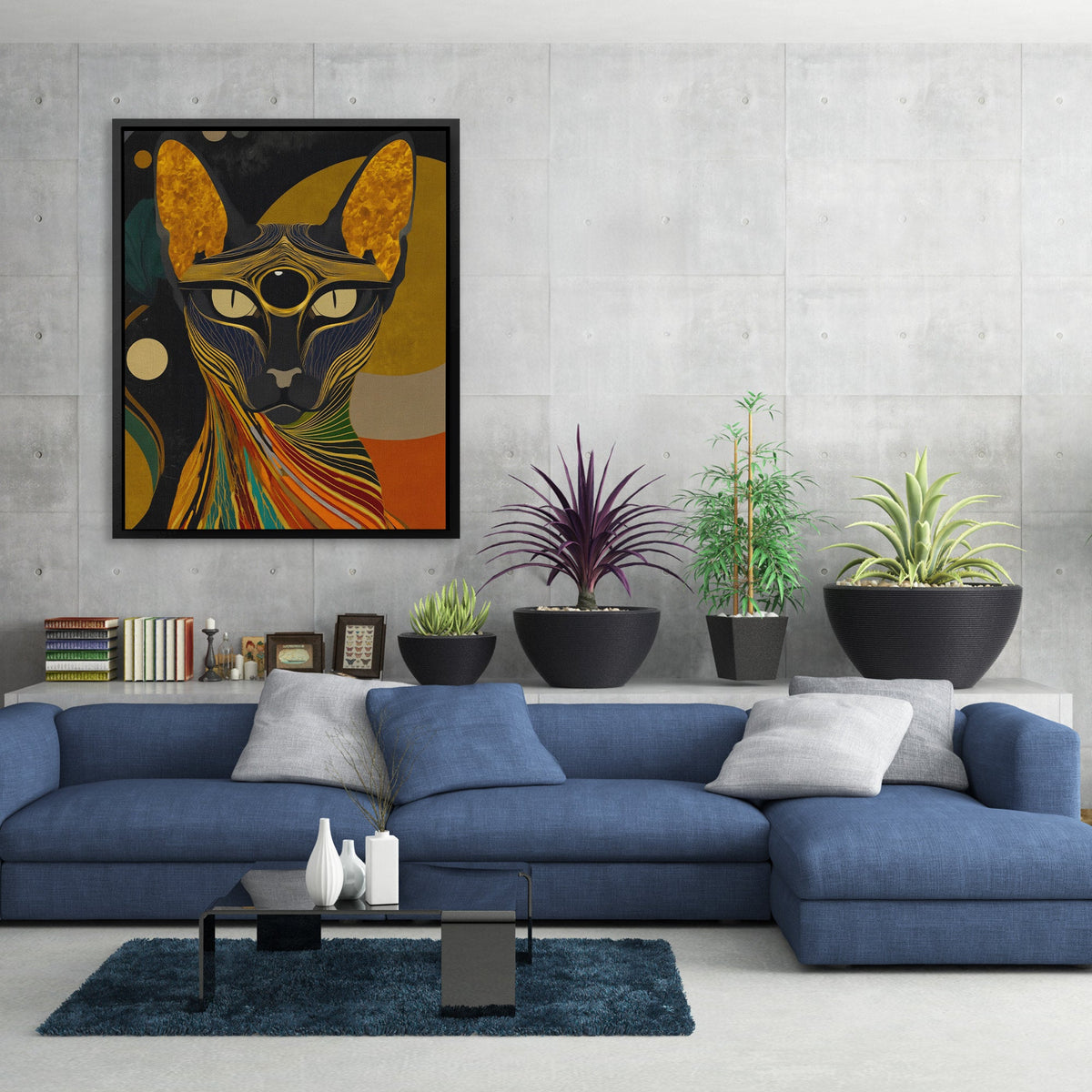 Third Eye Cat - Luxury Wall Art