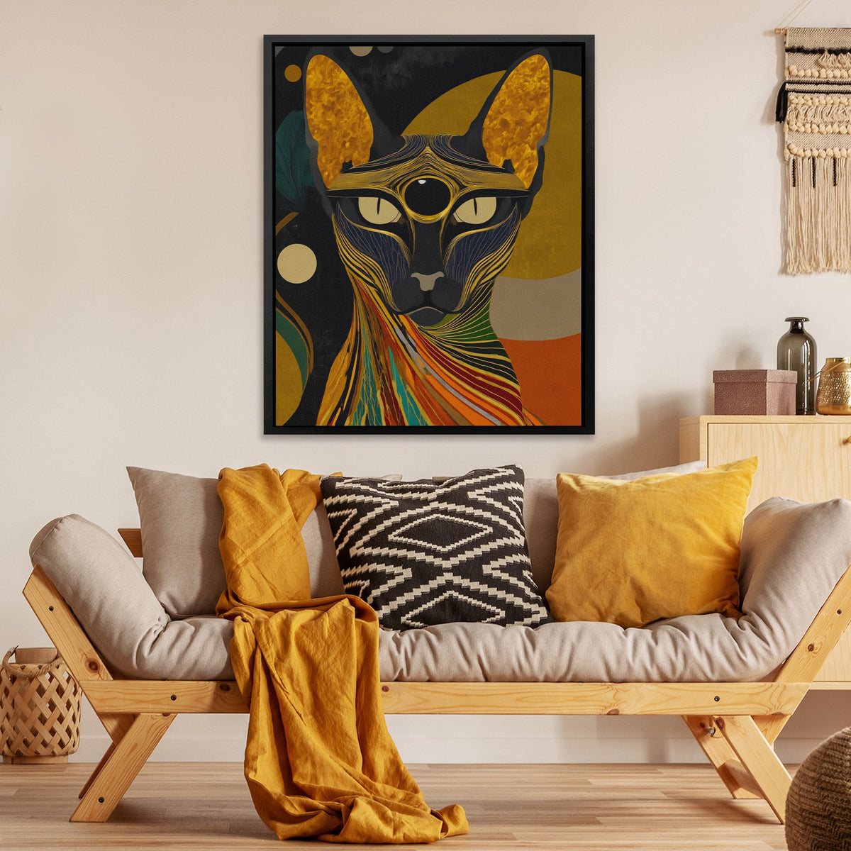 Third Eye Cat - Luxury Wall Art
