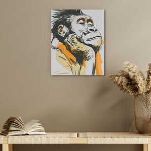 Thoughtful Primate - Luxury Wall Art