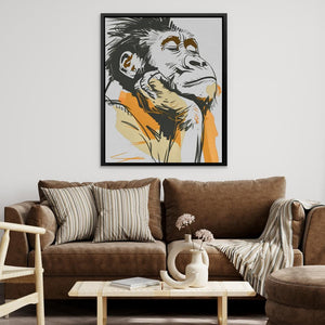 Thoughtful Primate - Luxury Wall Art