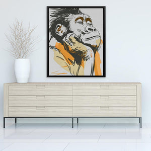 Thoughtful Primate - Luxury Wall Art