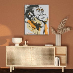 Thoughtful Primate - Luxury Wall Art