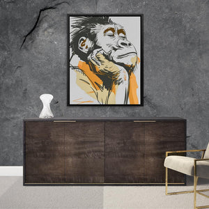 Thoughtful Primate - Luxury Wall Art