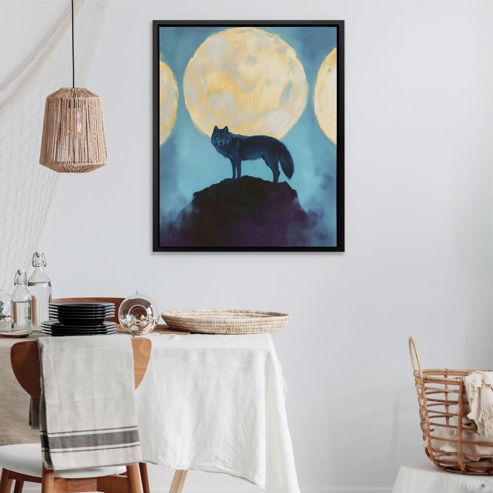 Three Moons - Luxury Wall Art