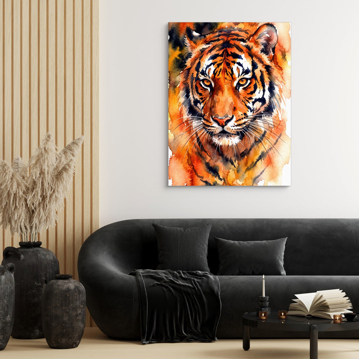 Tiger Burning Bright - Luxury Wall Art
