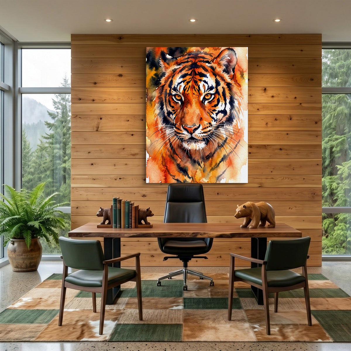 Tiger Burning Bright - Luxury Wall Art