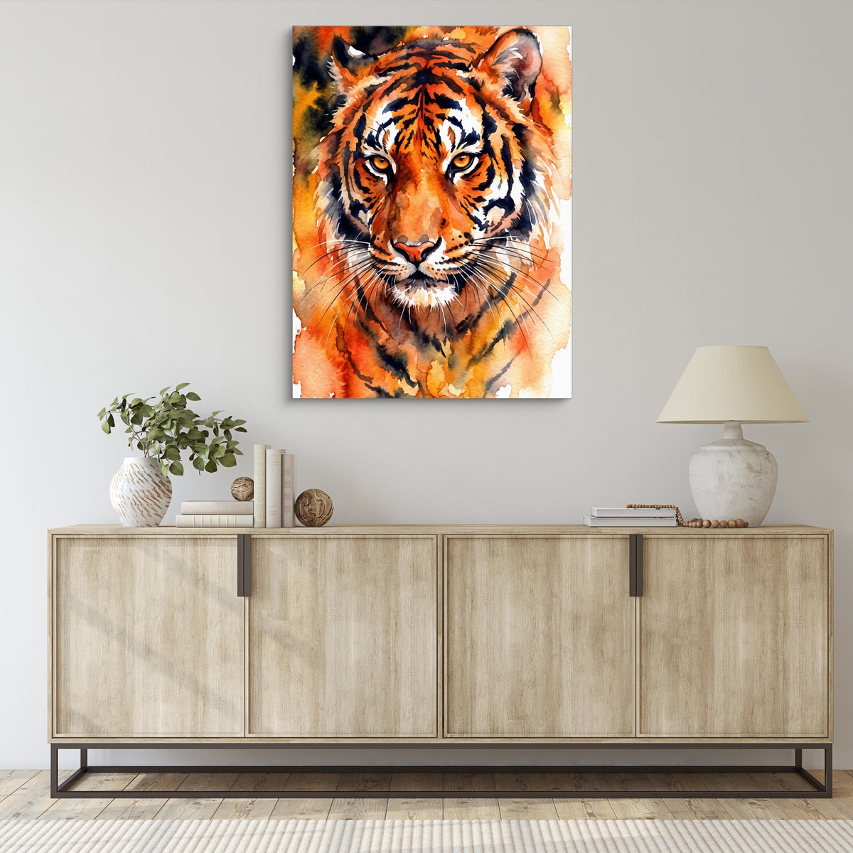 Tiger Burning Bright - Luxury Wall Art