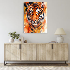 Tiger Burning Bright - Luxury Wall Art