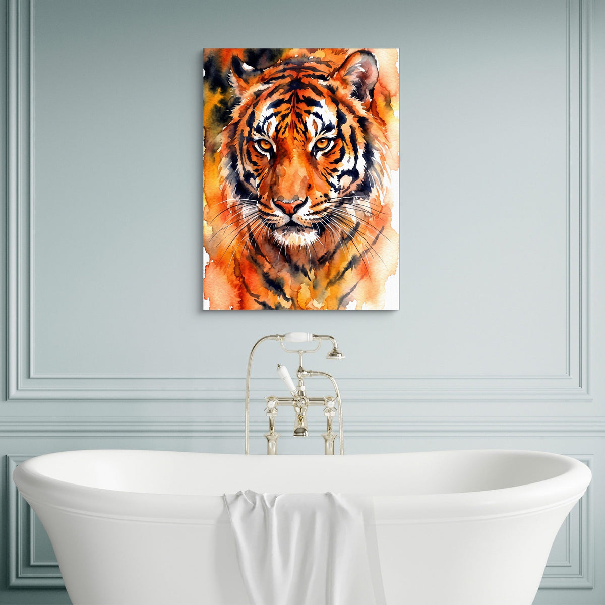 Tiger Burning Bright - Luxury Wall Art