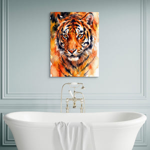 Tiger Burning Bright - Luxury Wall Art