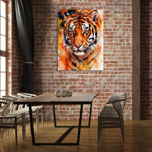 Tiger Burning Bright - Luxury Wall Art