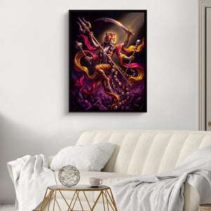 Tiger Deity Conquers - Luxury Wall Art