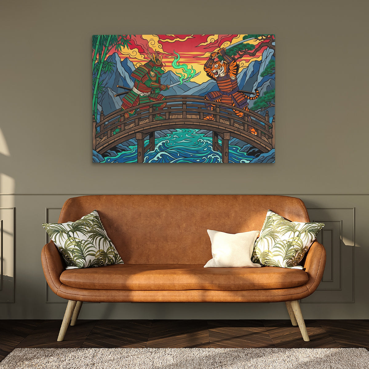 Tiger Dragon Bridge — Tiger Dragon Bridge Hallway Bench Green 123