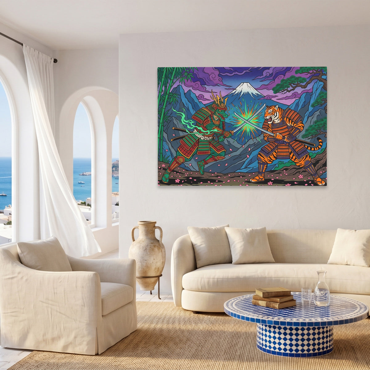 Tiger Dragon Duel — Tiger Dragon Duel Coast Living Room Land 48
