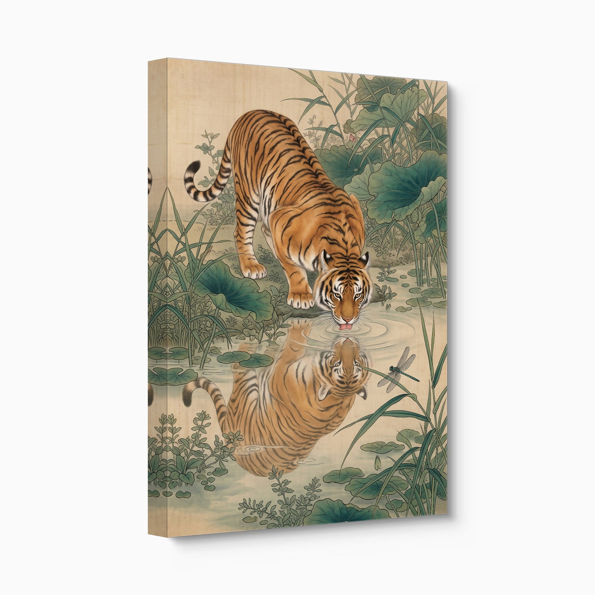 Tiger Gongbi - Luxury Wall Art