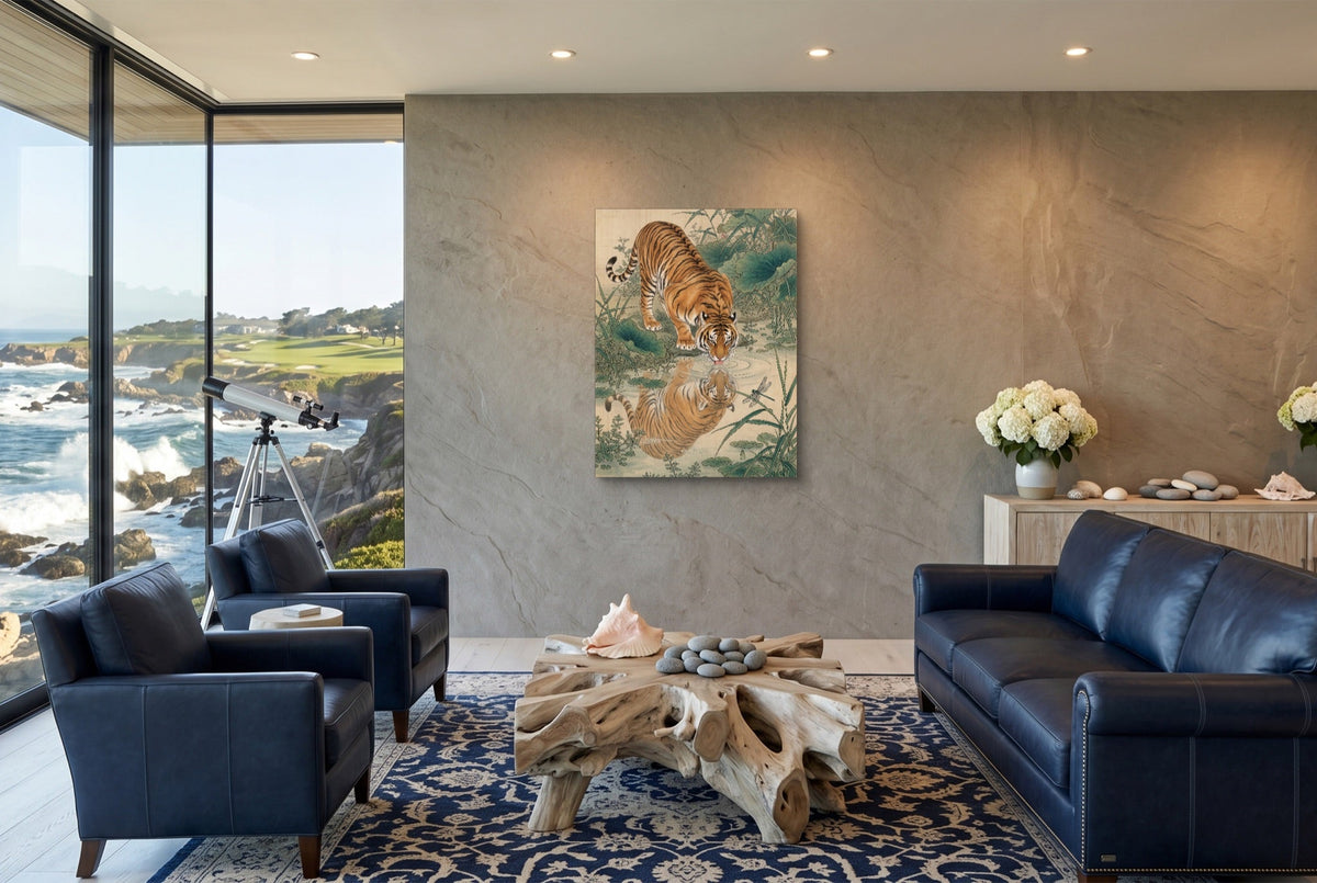Tiger Gongbi - Luxury Wall Art