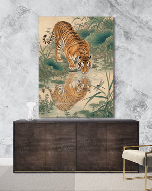 Tiger Gongbi - Luxury Wall Art