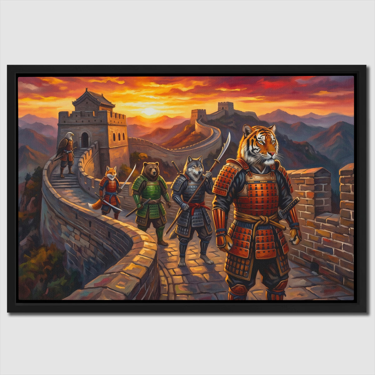 Tiger Great Wall — Tiger Great Wall Close Up Landscape 11