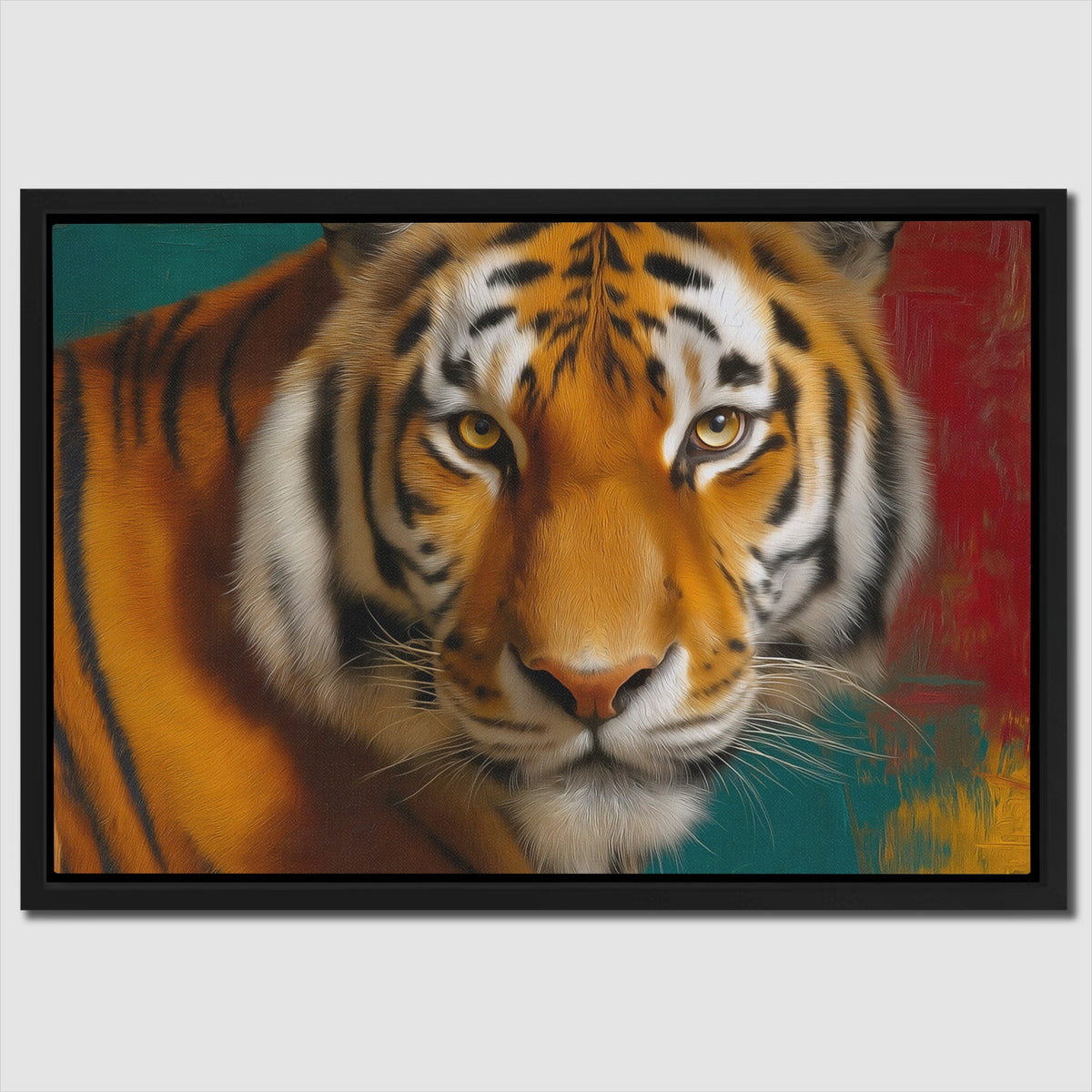 Tiger in Flames - Luxury Wall Art
