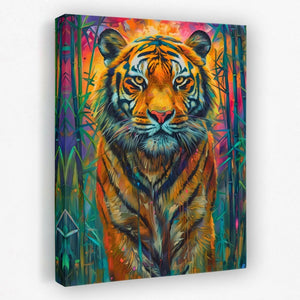 Tiger in the Grass - Luxury Wall Art