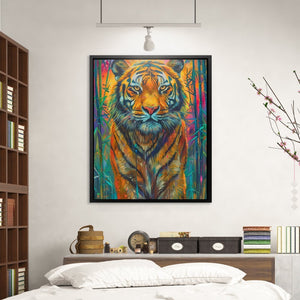 Tiger in the Grass - Luxury Wall Art