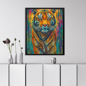 Tiger in the Grass - Luxury Wall Art