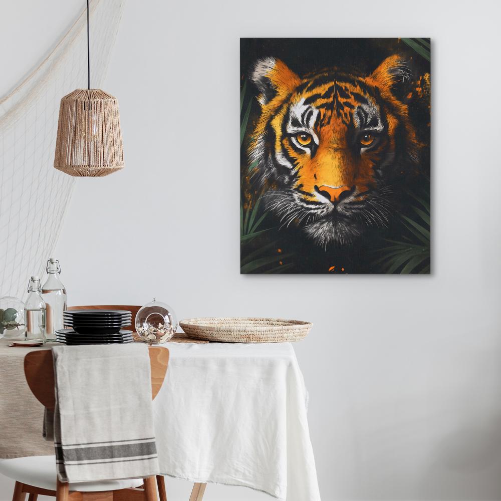 Tiger in the Shadows - Luxury Wall Art