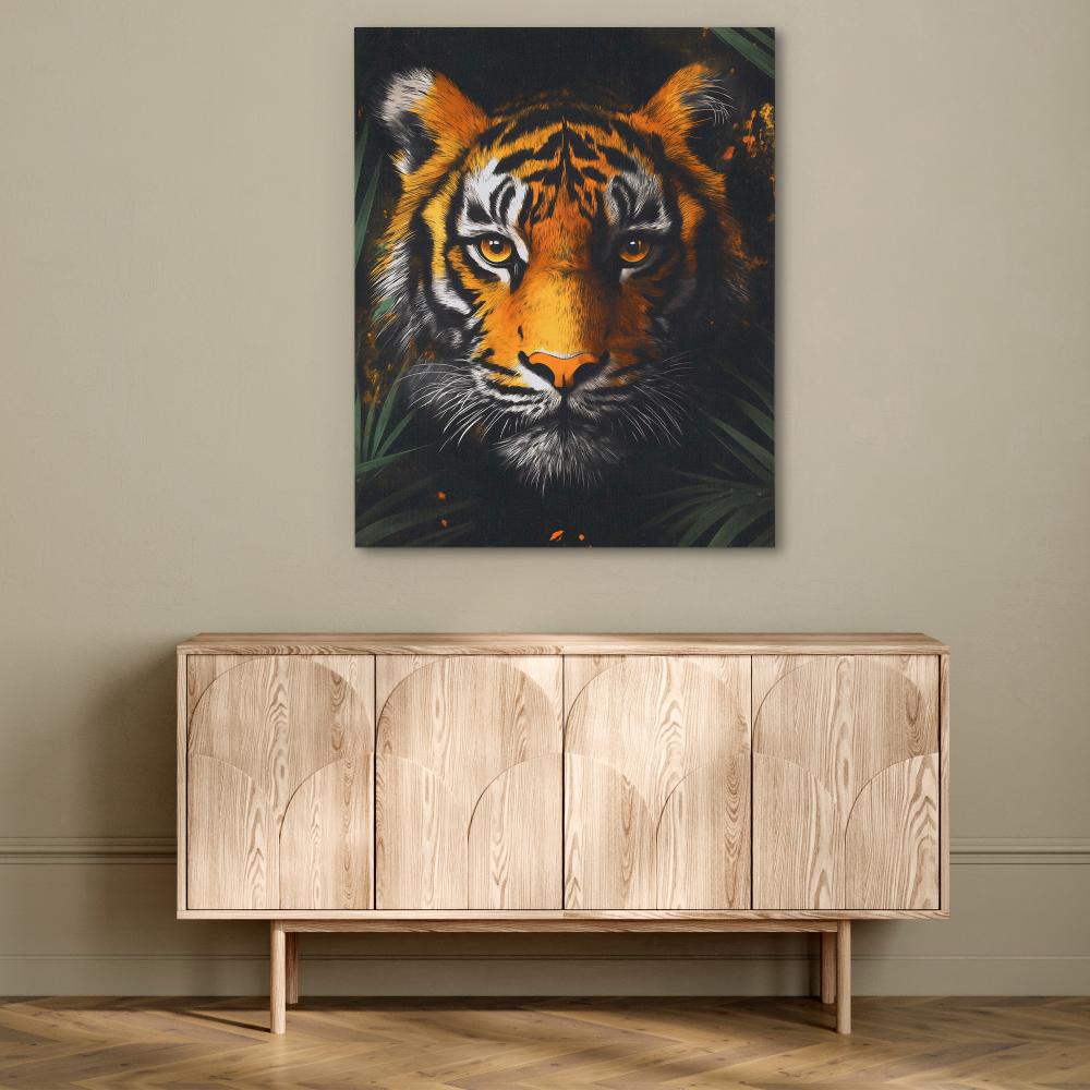 Tiger in the Shadows - Luxury Wall Art