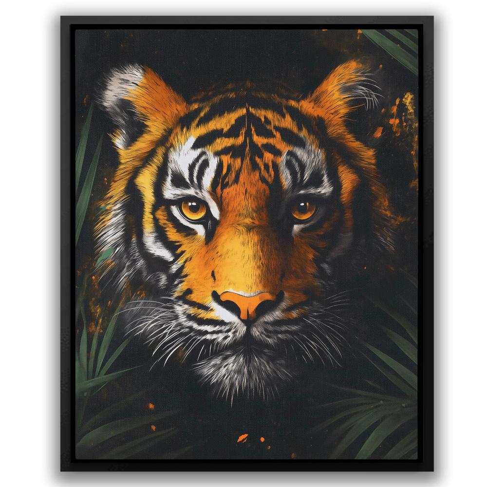 Tiger in the Shadows - Luxury Wall Art