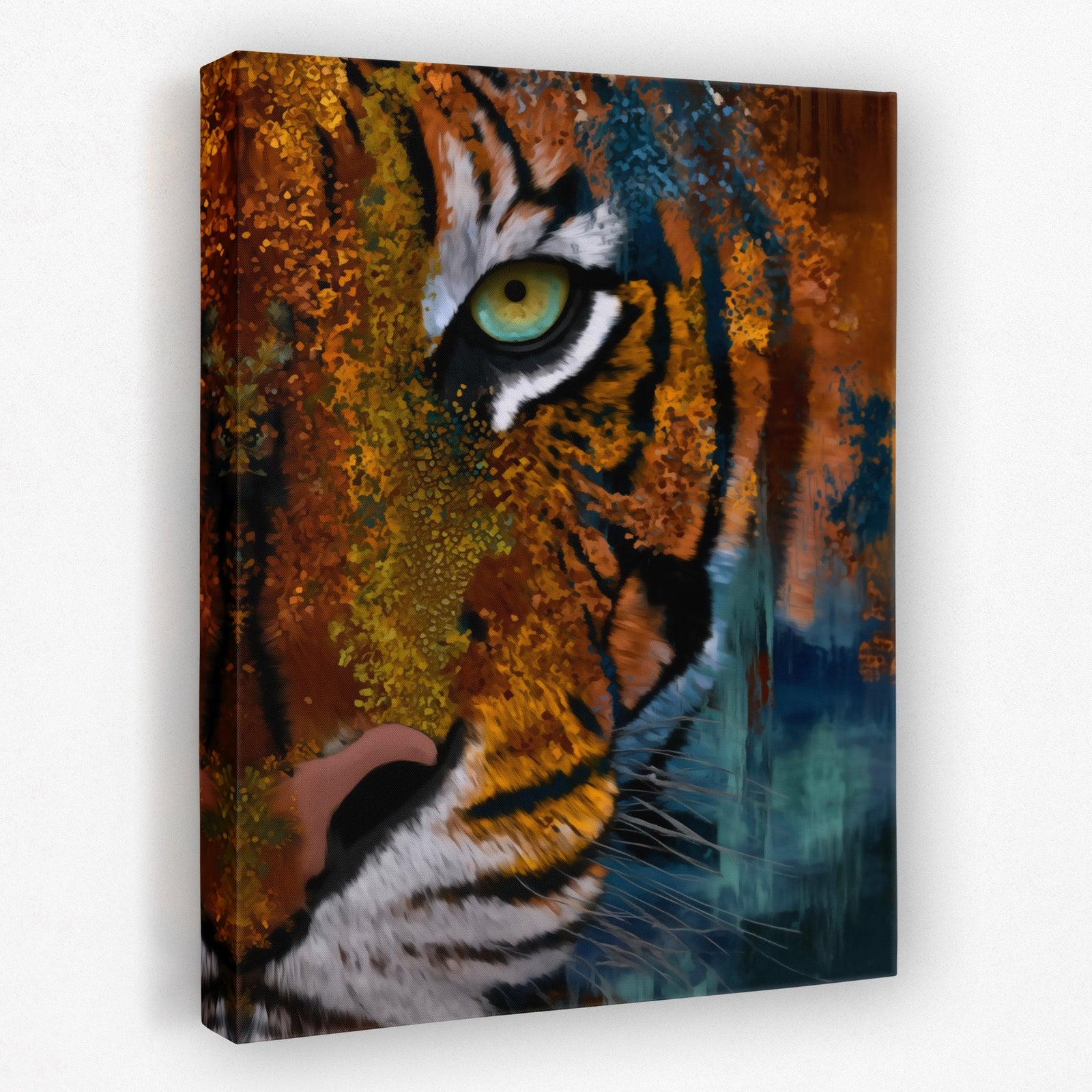 Tiger Mosaic Vision - Luxury Wall Art