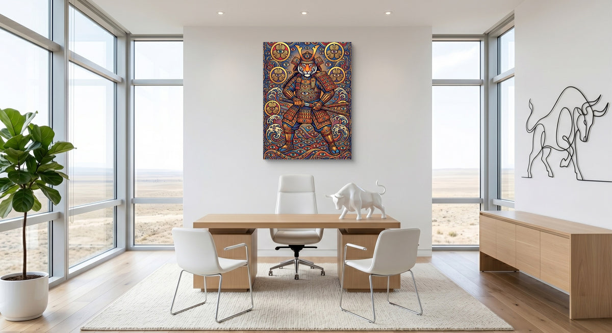 Tiger's Eye Guardian — tiger's eye guardian office space with furniture 1port flush print