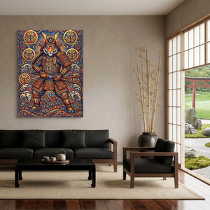 Tiger's Eye Guardian — tiger's eye guardian sq japanese garden 1port flush print