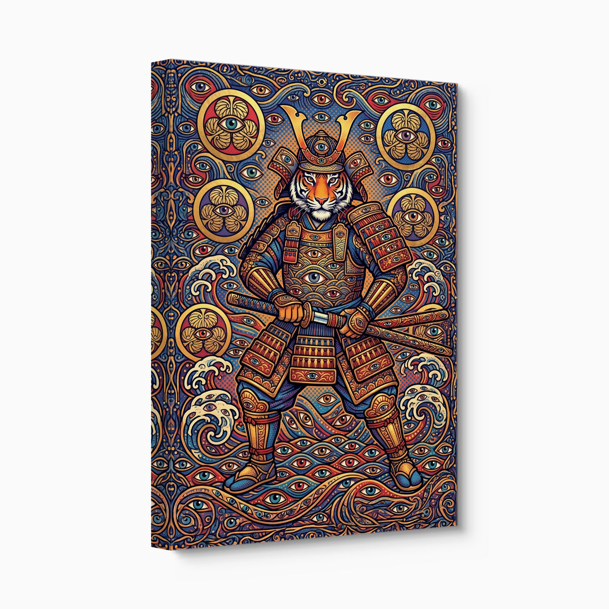 Tiger's Eye Guardian — tiger's eye guardian angled flush print