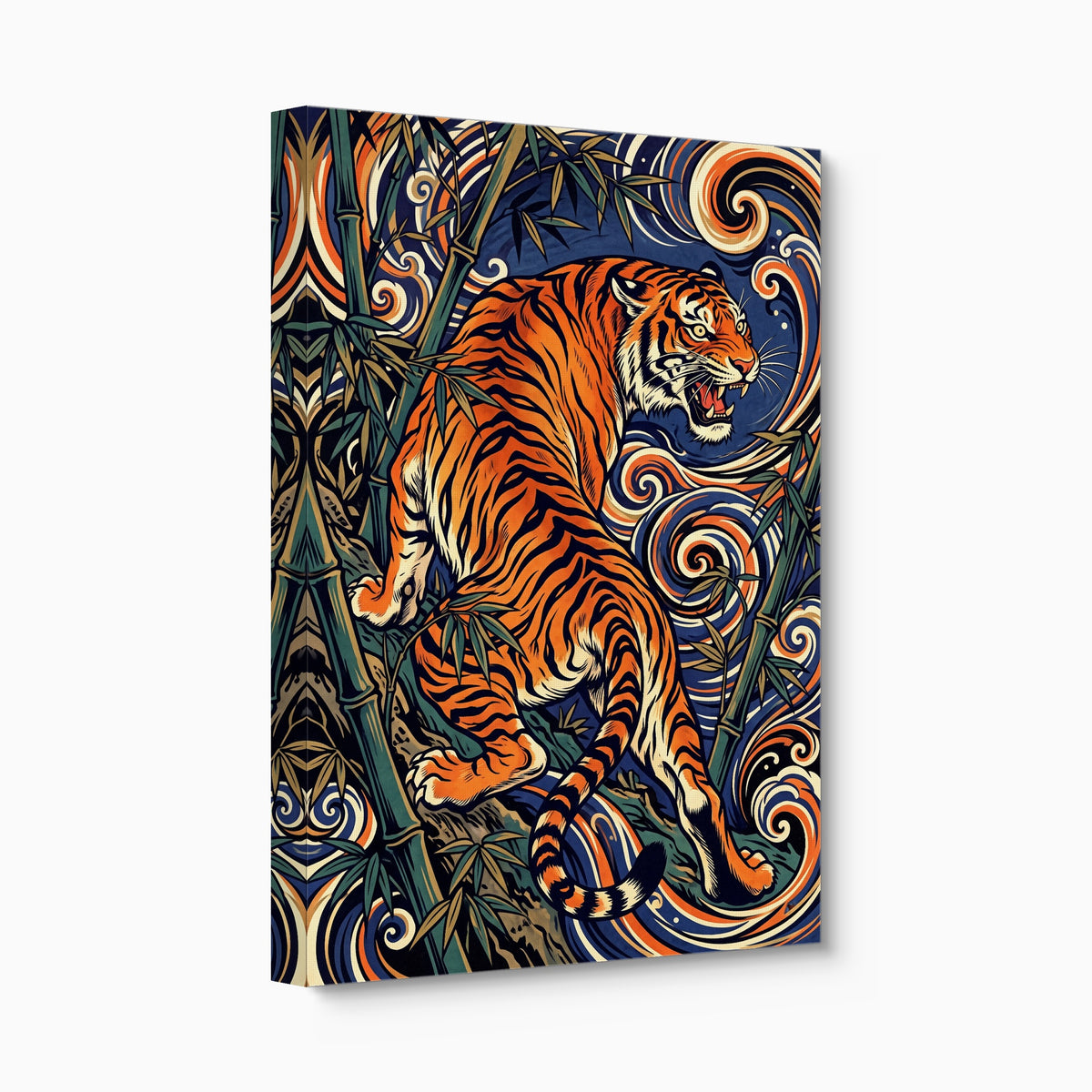 Tiger's Roar — tiger's roar angled flush print