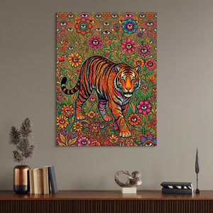 Tiger Through Watching Eyes - Luxury Wall Art