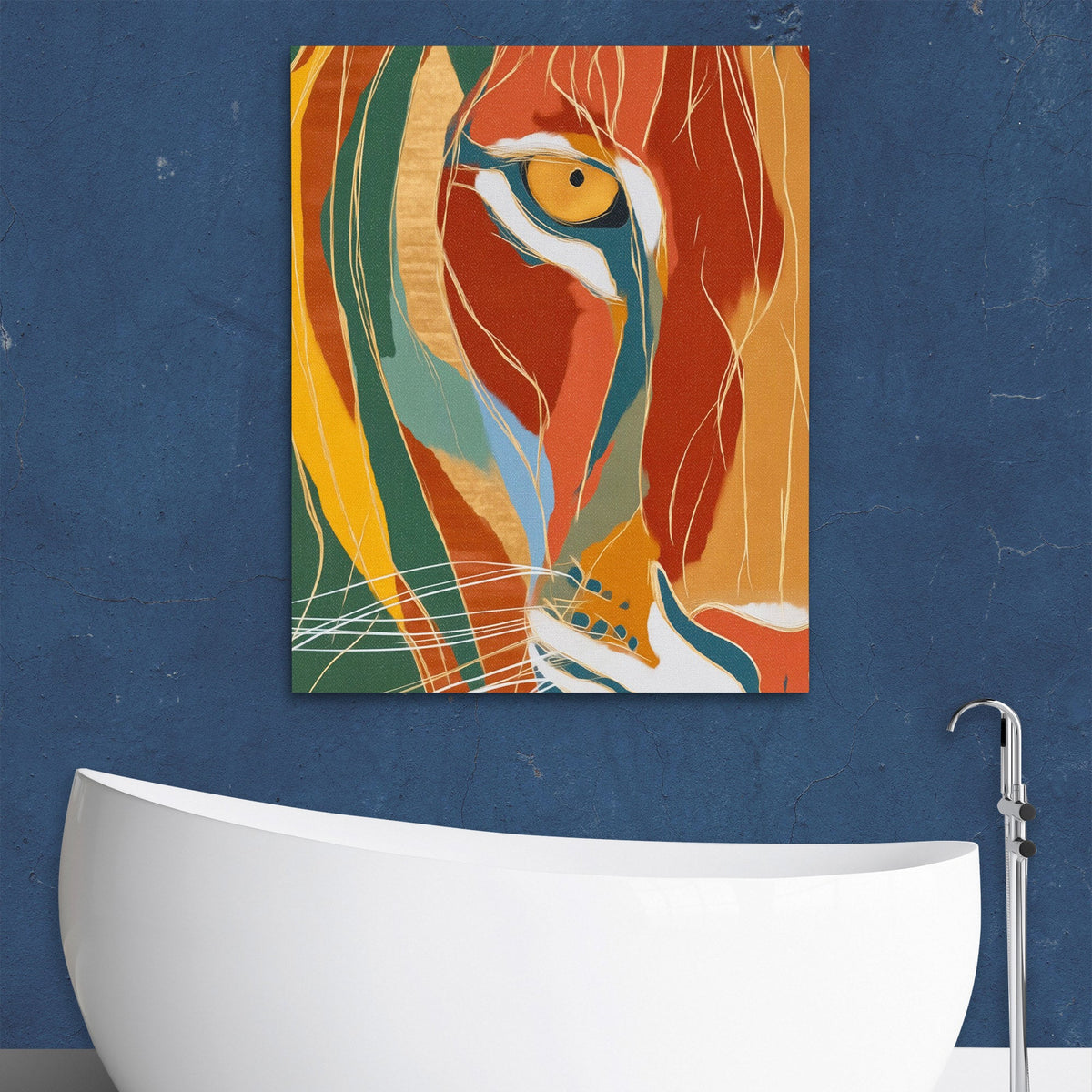 Tiger's Copper Flow - Luxury Wall Art