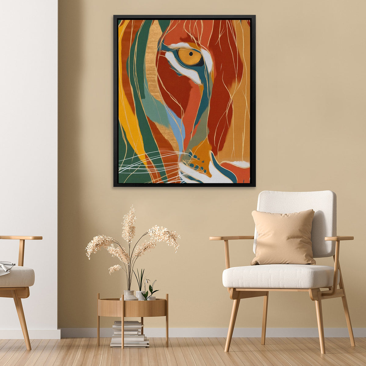 Tiger's Copper Flow - Luxury Wall Art