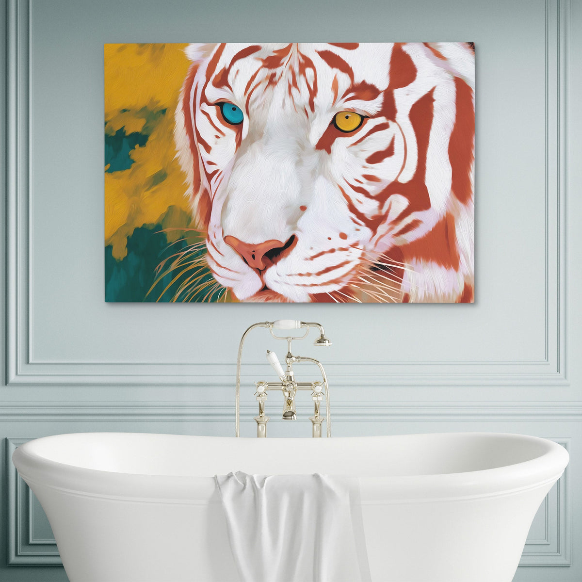 Tigers Divided Soul - Luxury Wall Art