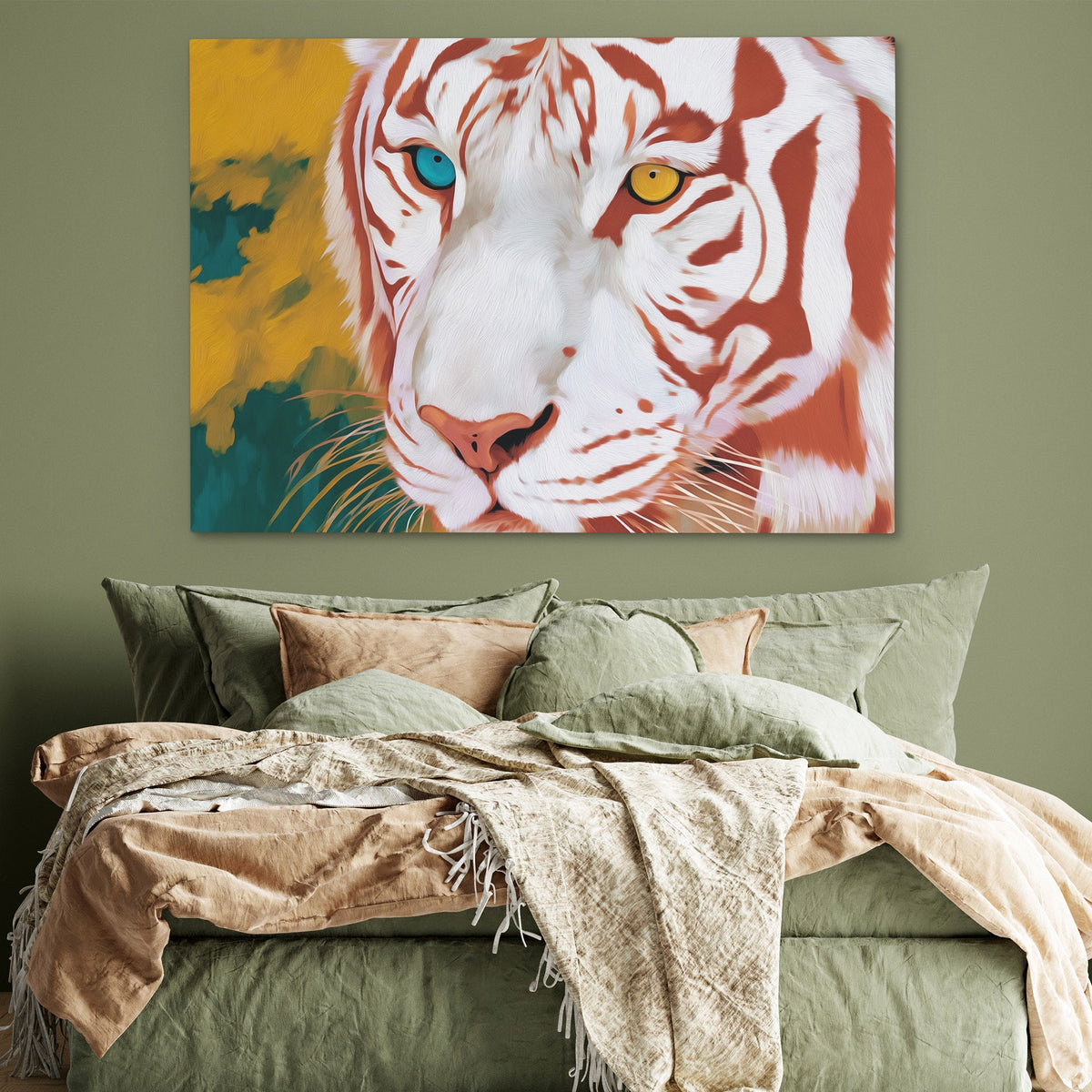 Tigers Divided Soul - Luxury Wall Art