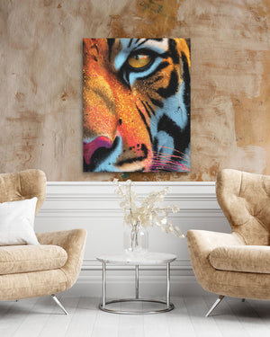 Tiger's Electric Eye - Luxury Wall Art