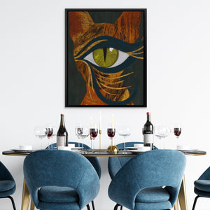 Tigers Emerald Fire - Luxury Wall Art