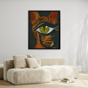 Tigers Emerald Fire - Luxury Wall Art