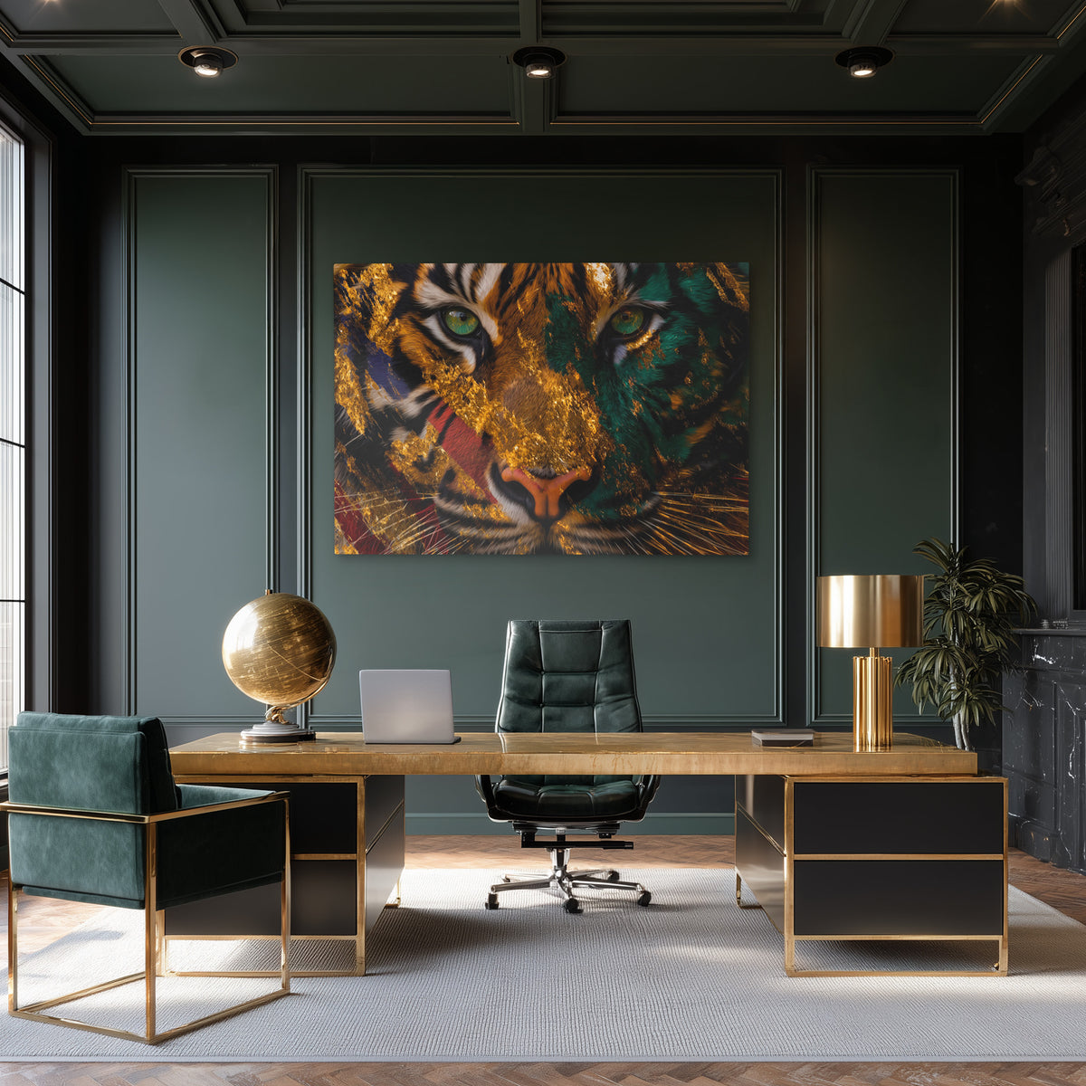 Tigers Golden Hour - Luxury Wall Art