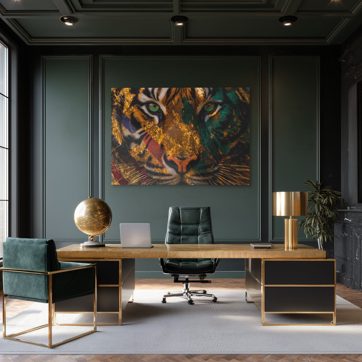 Tigers Golden Hour - Luxury Wall Art