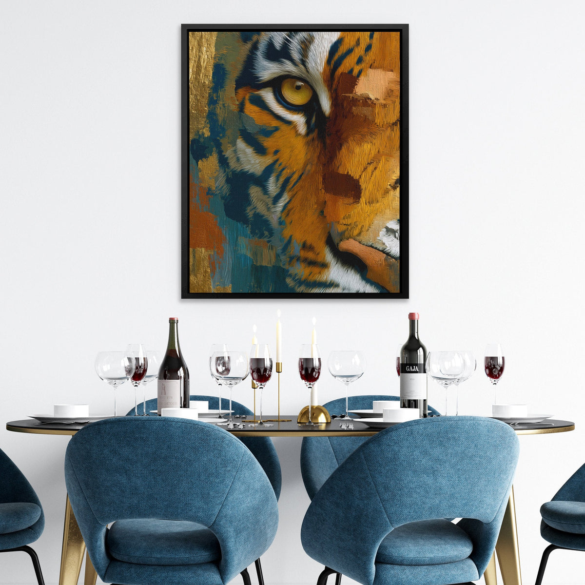 Tiger's Molten Eye - Luxury Wall Art