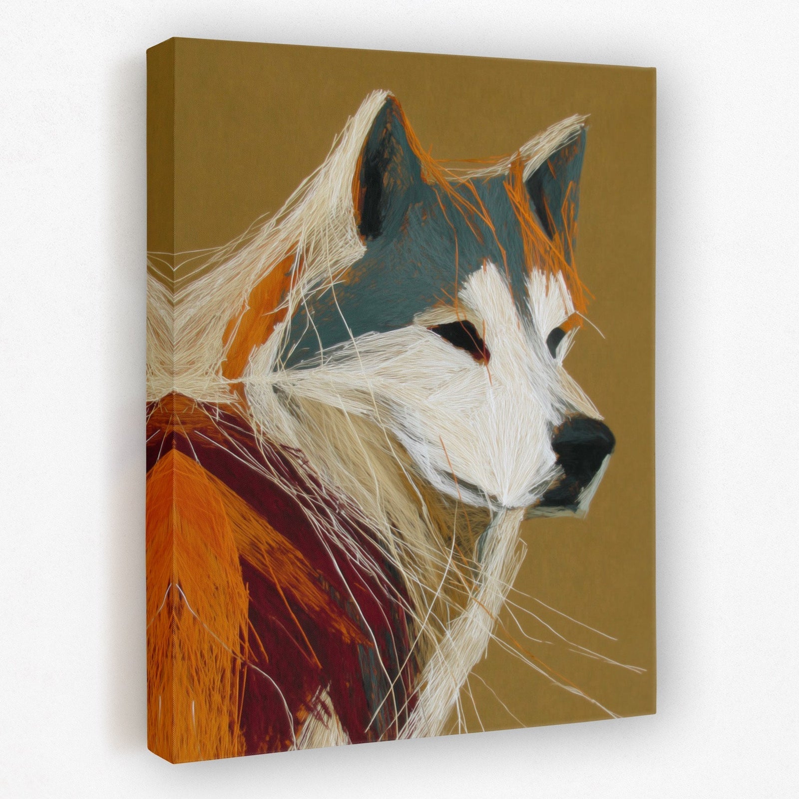 Timber Wolf Portrait - Luxury Wall Art