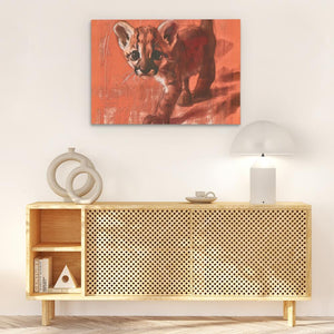 Tiptoeing Cub - Luxury Wall Art