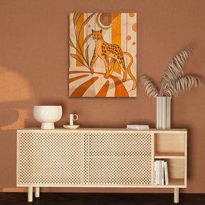 Tiptoeing Leopard - Luxury Wall Art