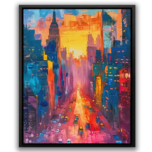 Traffic in the City - Luxury Wall Art